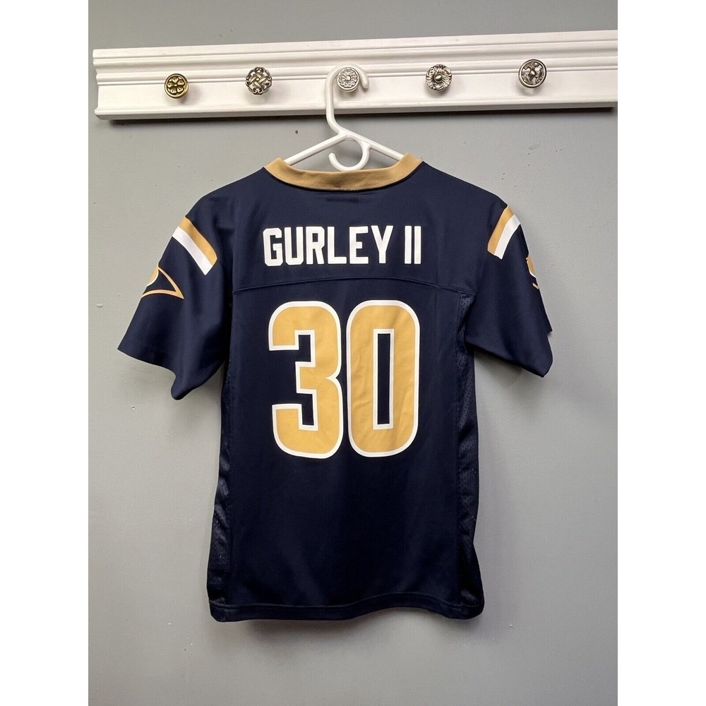 Todd Gurley #30 Rams NFL‎ Team Apparel Jersey Blue YOUTH Medium 10-12 Graphic